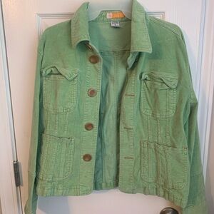 Tulle Light Green Utility Jacket